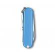 Нож-брелок Victorinox Classic SD Colors 0.6223.28G Summer Rain (58 мм, голубой) - фото № 3