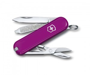 Нож-брелок Victorinox Classic SD Colors 0.6223.52G Tasty Grape (58 мм, пурпурный)