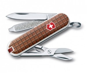 Нож-брелок Victorinox 0.6223.842 The Chocolate (58 мм, коричневый)