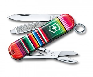 Нож-брелок Victorinox Classic 0.6223.L2101 ”Mexican Zarape” (58 мм, разноцветный)