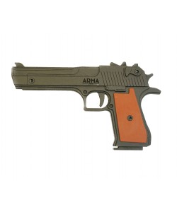 Резинкострел ARMA макет пистолета Deseart Eagle (черный)