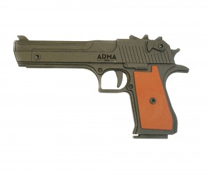 Резинкострел ARMA макет пистолета Deseart Eagle (черный)
