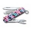 Нож-брелок Victorinox Classic 0.6223.L2107 ”Dynamic Floral” (58 мм, цветочки) - фото № 1