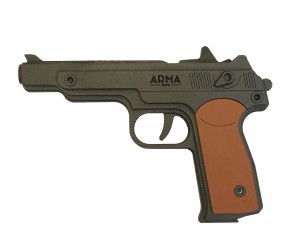 Резинкострел ARMA макет пистолета АПС (Стечкина) черный