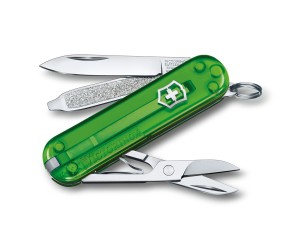 Нож-брелок Victorinox SD Colors 0.6223.T41G Green Tea (58 мм, зеленый)