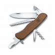 Нож складной Victorinox Forester Wood 0.8361.63 (111 мм, коричневый) - фото № 1