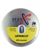 Пули для пневматики SPOTON Uppercut 4,5 мм, 0,97 г (400 штук)
