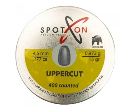Пули для пневматики SPOTON Uppercut 4,5 мм, 0,97 г (400 штук)