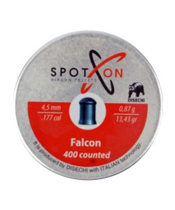 Пули для пневматики SPOTON Falcon 4,5 мм, 0,87 г (400 штук)