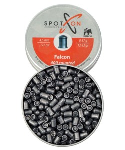 Пули для пневматики SPOTON Falcon 4,5 мм, 0,87 г (400 штук)