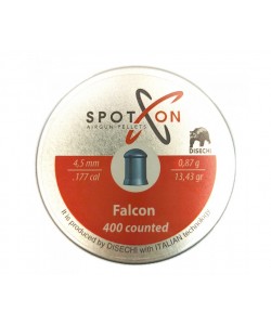 Пули для пневматики SPOTON Falcon 4,5 мм, 0,87 г (400 штук)