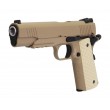 Страйкбольный пистолет WE Colt M1911A1 Kimber Rail Tan (WE-E010-TN) - фото № 4