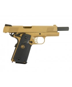 Страйкбольный пистолет WE Colt M1911A1 M.E.U. Tan (WE-E008A-TN)