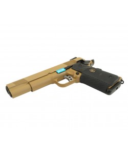 Страйкбольный пистолет WE Colt M1911A1 M.E.U. Tan (WE-E008A-TN)