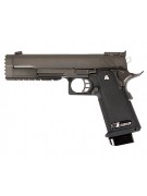Страйкбольный пистолет WE Colt M1911 Hi-Capa 5.2, дл. рамка (WE-H011)