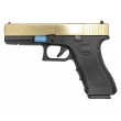 Страйкбольный пистолет WE Glock-17 Gen.3 Titanium Gold (WE-G001A-TG) - фото № 1