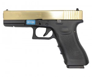 Страйкбольный пистолет WE Glock-17 Gen.3 Titanium Gold (WE-G001A-TG)