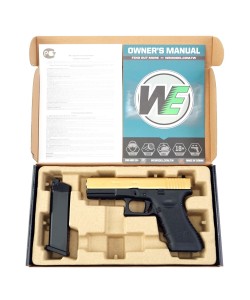 Страйкбольный пистолет WE Glock-17 Gen.3 Titanium Gold (WE-G001A-TG)