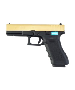 Страйкбольный пистолет WE Glock-17 Gen.3 Titanium Gold (WE-G001A-TG)