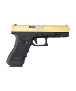 Страйкбольный пистолет WE Glock-17 Gen.3 Titanium Gold (WE-G001A-TG)