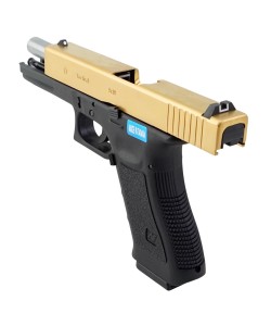 Страйкбольный пистолет WE Glock-17 Gen.3 Titanium Gold (WE-G001A-TG)