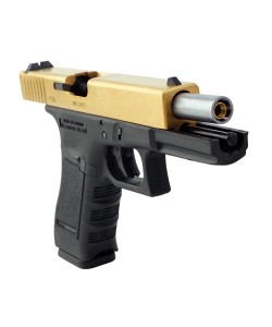 Страйкбольный пистолет WE Glock-17 Gen.3 Titanium Gold (WE-G001A-TG)