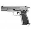 Страйкбольный пистолет WE Browning Hi-Power MK3 Silver (WE-B004) - фото № 1
