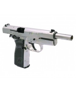 Страйкбольный пистолет WE Browning Hi-Power MK3 Silver (WE-B004)