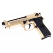 Страйкбольный пистолет WE Beretta M92 GBB Gold (WE-M004) - фото № 1