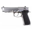 Страйкбольный пистолет WE Beretta M9A1 New Rail Silver - фото № 1