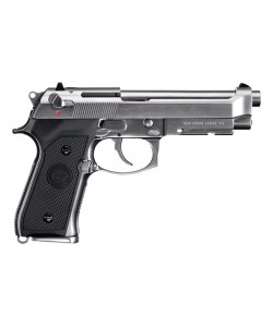Страйкбольный пистолет WE Beretta M9A1 New Rail Silver