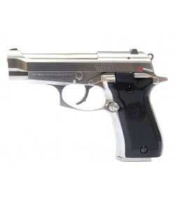 Страйкбольный пистолет WE Beretta M84 GBB Silver (WE-M013-SV)