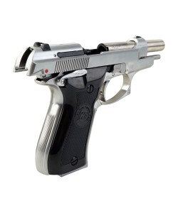 Страйкбольный пистолет WE Beretta M84 GBB Silver (WE-M013-SV)