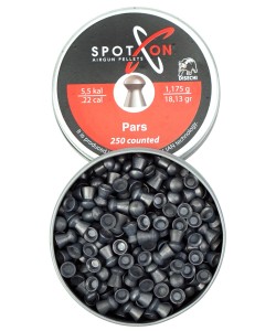 Пули для пневматики SPOTON Pars 5,5 мм, 1,175 г (250 штук)