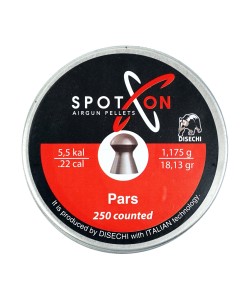 Пули для пневматики SPOTON Pars 5,5 мм, 1,175 г (250 штук)