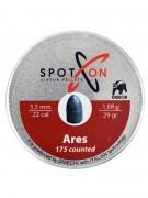 Пули для пневматики SPOTON Ares 5,5 мм, 1,88 г (175 штук)
