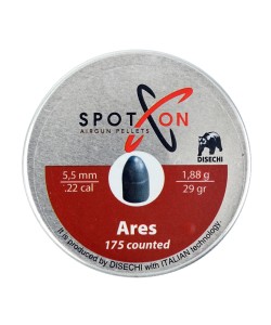 Пули для пневматики SPOTON Ares 5,5 мм, 1,88 г (175 штук)