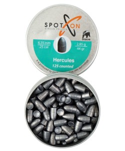 Пули для пневматики SPOTON Hercules 6,35 мм, 2,85 г (125 штук)