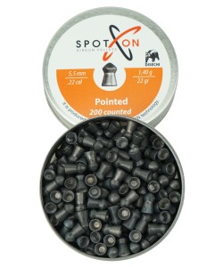 Пули для пневматики SPOTON Pointed 5,5 мм, 1,4 г (200 штук)