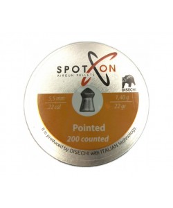 Пули для пневматики SPOTON Pointed 5,5 мм, 1,4 г (200 штук)