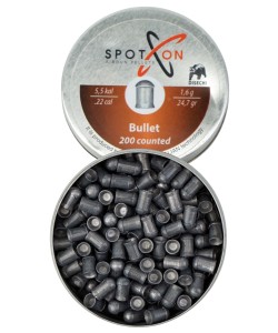 Пули для пневматики SPOTON Bullet 5,5 мм, 1,6 г (200 штук)