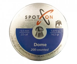 Пули SPOTON Dome 5,5 мм, 1,07 г (200 штук)