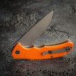Нож складной Artisan Cutlery Tradition 8 см, сталь D2, рукоять G10 Orange - фото № 5