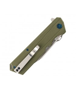 Нож складной Artisan Cutlery Littoral 9 см, сталь D2, рукоять G10 Green