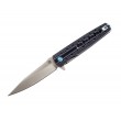 Нож складной Artisan Cutlery Virgina 10 см, сталь S35VN, рукоять G10 Black/White - фото № 1