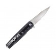 Нож складной Artisan Cutlery Virgina 10 см, сталь D2, рукоять G10 Black/White - фото № 2