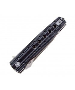 Нож складной Artisan Cutlery Virgina 10 см, сталь D2, рукоять G10 Black/White
