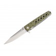 Нож складной Artisan Cutlery Virgina 10 см, сталь D2, рукоять G10 Green - фото № 1
