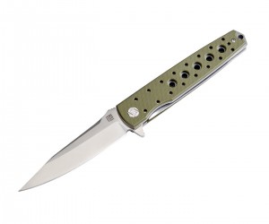 Нож складной Artisan Cutlery Virgina 10 см, сталь D2, рукоять G10 Green