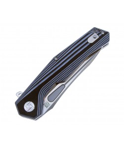 Нож складной Artisan Cutlery Zumwalt 10 см, сталь D2, рукоять G10 Black/White